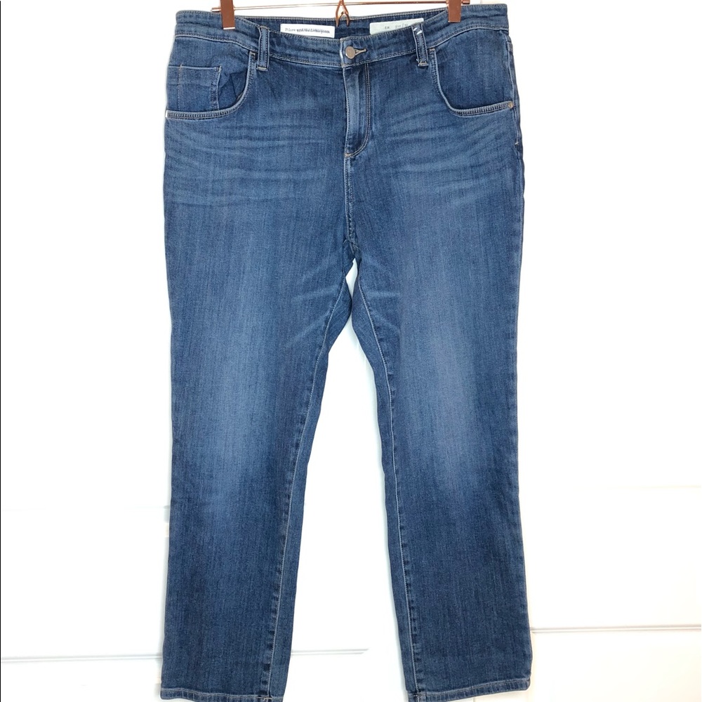 Pilcro and The Letterpress |blue straight leg jean